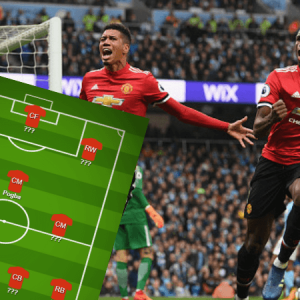 Man Utd vs Man City lineups: Manchester United predicted line up vs Man City