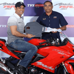 MS Dhoni launches TVS Apache RR 310 priced at 2.27 lakh