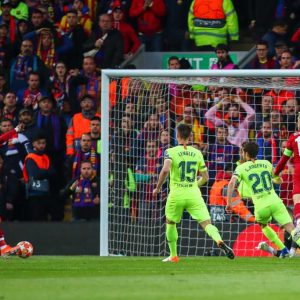 Divock Origi goal vs Barcelona: Liverpool forward scores poacher's goal to put Liverpool up on the night