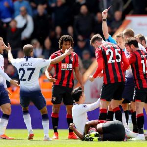Son red card vs Bournemouth: Tottenham star loses his mind to get crazy red card