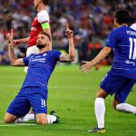 Olivier Giroud Vs Arsenal: Watch Chelsea's striker handing over lead to the Blues in the Europa League final