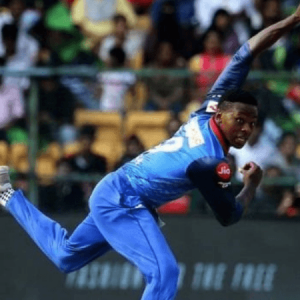 Why is Kagiso Rabiso not playing today vs CSK