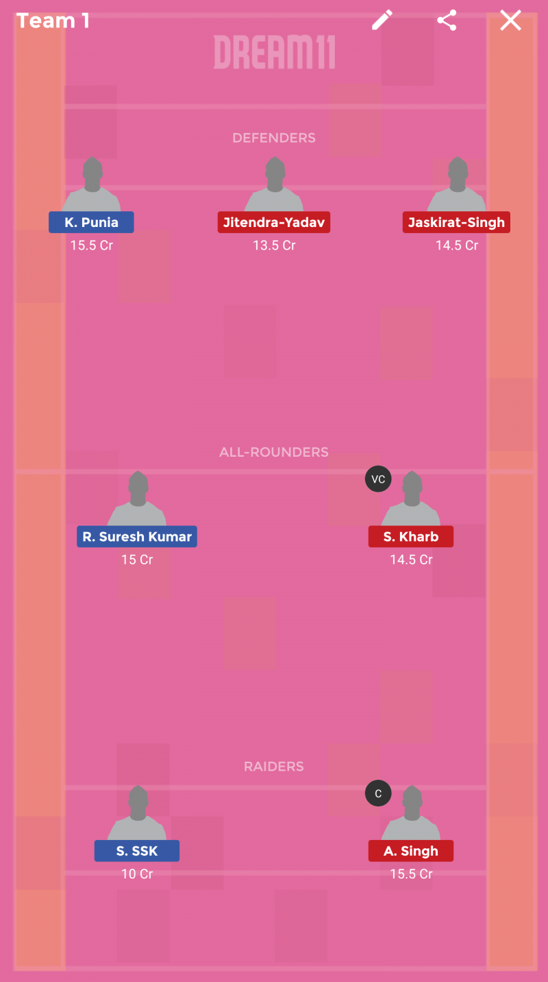 PDP vs PNP Dream 11