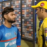 Dhoni providing invaluable tips to Rishabh Pant