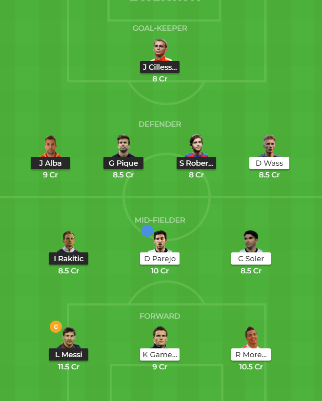 BAR Vs Val Dream 11 prediction: Dream 11 fantasy tips for Barcelona Vs Valencia