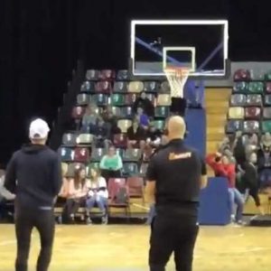 Watch: Australia Test captain Tim Paine scores perfect three-pointer; amazes the Basketball crowd