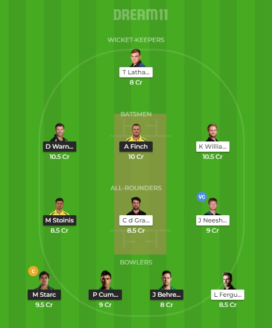 AUS vs NZ Dream 11 Prediction: Best Dream11 team for today World Cup match | Australia vs New Zealand | 2019 Cricket World Cup
