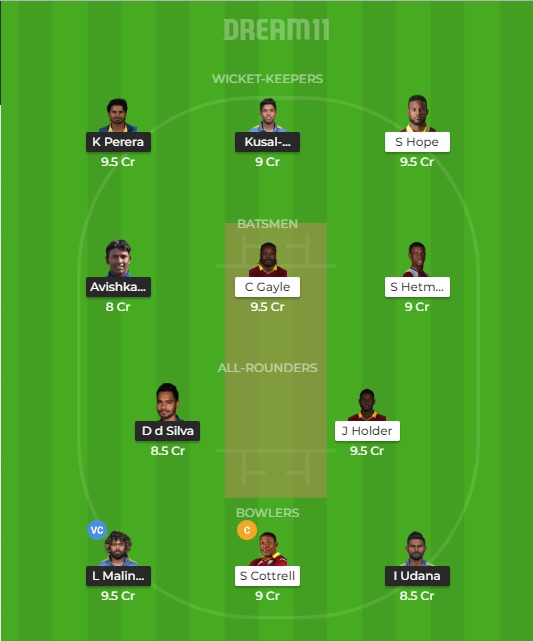 SL vs WI Dream 11 Prediction: Best Dream11 team for today World Cup match | Sri Lanka vs West Indies | 2019 Cricket World Cup