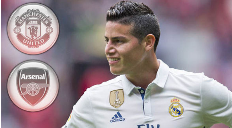 James Rodriguez: Real Madrid Star snubs Arsenal and Man Utd for European giants