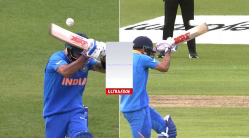 WATCH: Virat Kohli walks without edging the ball vs Pakistan; Kohli and MS Dhoni react in dressing room