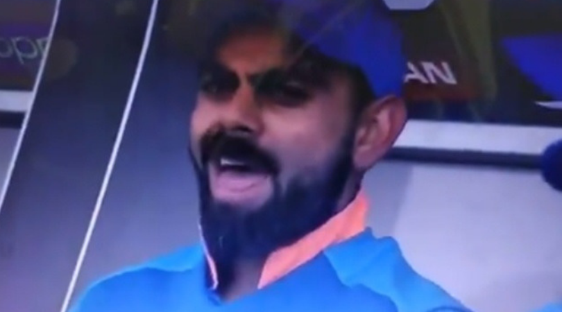 WATCH: Virat Kohli imitates Sarfaraz Ahmed in front of Kuldeep Yadav in Indian dugout