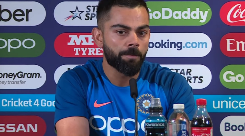 WATCH: Virat Kohli bats for Vijay Shankar ahead of England vs India ICC World Cup 2019 clash