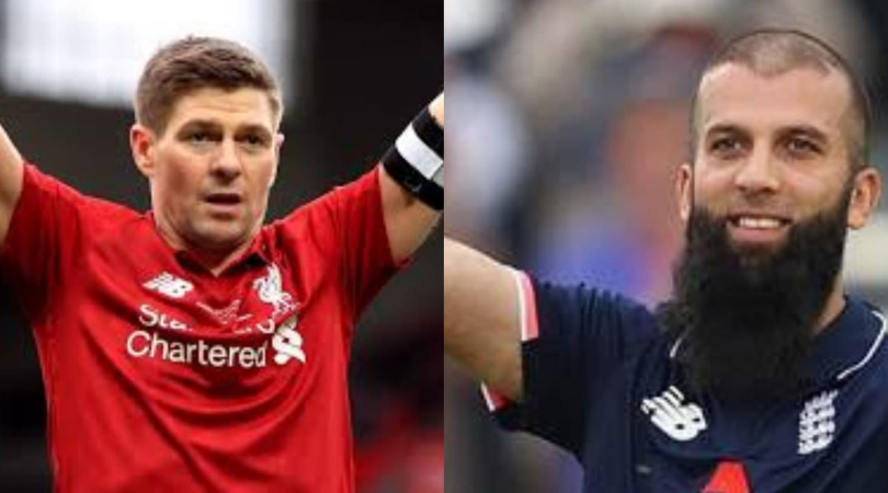 Steven Gerrard sends English Cricketer Moeen Ali a congratulatory video ahead of his 100th ODI match