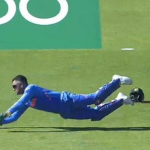 Watch MS Dhoni take a brilliant catch to dismiss Carlos Brathwaite against West Indies