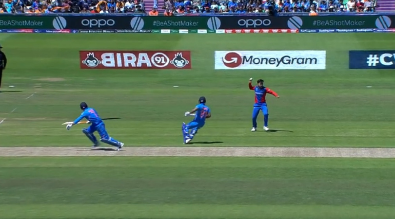 WATCH: Rashid Khan commits howler vs India; misses simple run-out to dismiss Kedar Jadhav