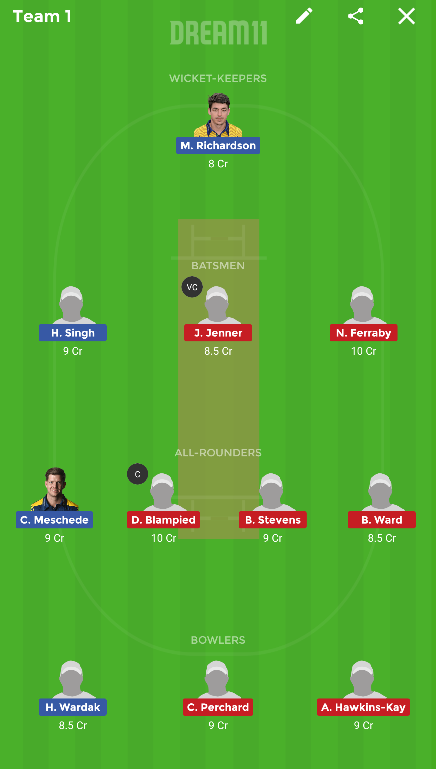 GER vs NOR Dream 11