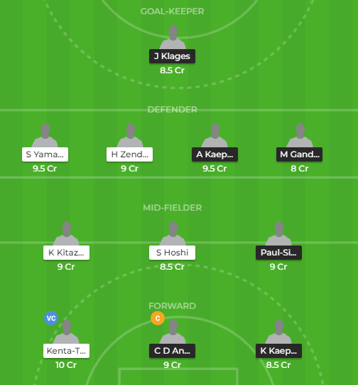 USA vs JPN Dream 11