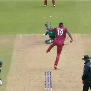 Sheldon Cottrell run out: West Indian bowler runs out Tamim Iqbal with amazing fielding display during West Indies vs Bangladesh match | Cricket World Cup 2019