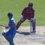 MS Dhoni missed stumping: Watch Dhoni get a lifeline as Shai Hope misses a regulation chance behind wickets