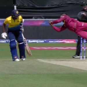 Fabian Allen catch vs Sri Lanka: Watch West Indies all-rounder affects exceptional caught and bowled to dismiss Kusal Mendis