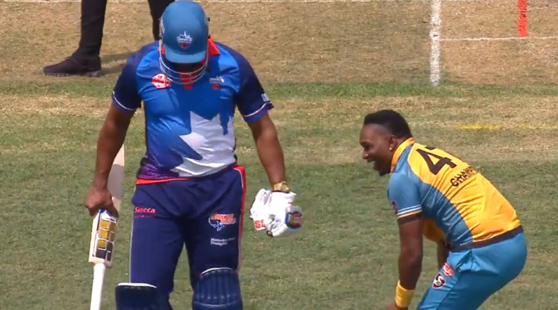 WATCH: Dwayne Bravo pokes fun at Kieron Pollard post dismissing him in Toronto vs Winnipeg GLT20 match