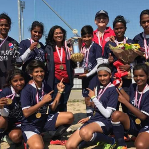 U-16 Indian girls win the second biggest youth football tournament in Denmark