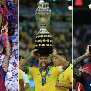 Dani Alves becomes the first footballer in history of the game to win 40 trophies
