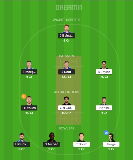 ENG vs NZ Dream 11 Prediction: Best Dream11 team for today World Cup match | England vs New Zealand | 2019 Cricket World Cup