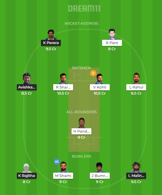 SL vs IND Dream11 Team Prediction: Best Dream 11 Team for today’s Cricket World Cup Match | Sri Lanka vs India