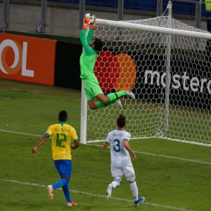 Alisson Becker: Watch Brazil goalkeeper pulling off an incredible save to deny Lionel Messi from free-kick