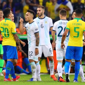 Roberto Firmino: Watch Lautaro Martinez getting nutmegged by Firmino and shout 'I will break your jaw'