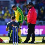 Usman Khawaja retires hurt while batting due to a massive injury scare during Australia vs South Africa 2019 World Cup match