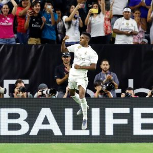 Watch: Real Madrid’s Rodrygo Goes makes Bayern Defender Niklas Sule look foolish with a stunning free kick