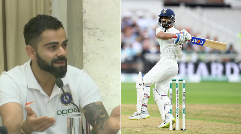 Virat Kohli passes huge statement on Ajinkya Rahane's mediocre Test form ahead of West Indies tour