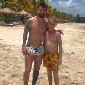 Watch: Lionel Messi plays football with an 11-year-old fan on a beach