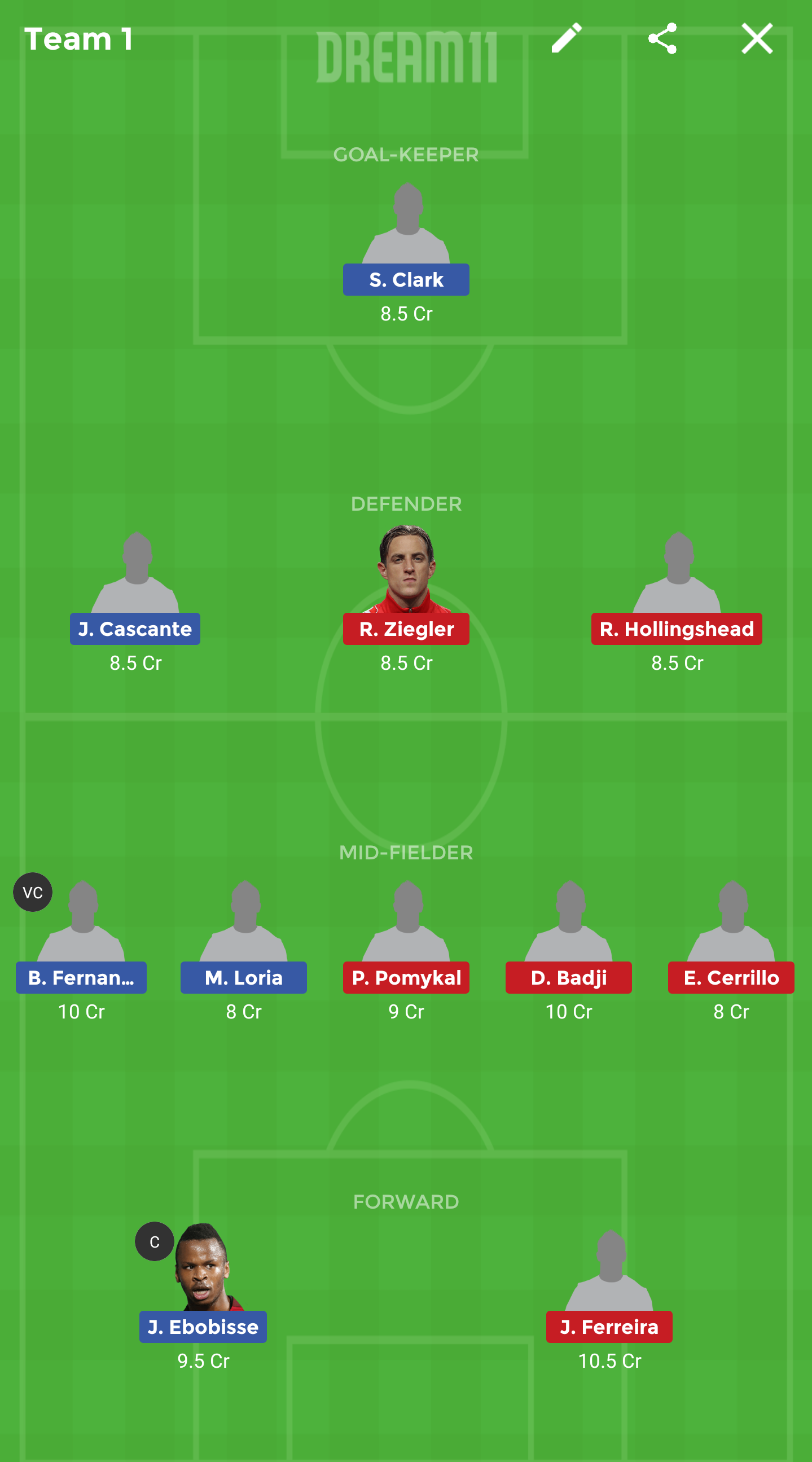 PT vs DAL Dream 11