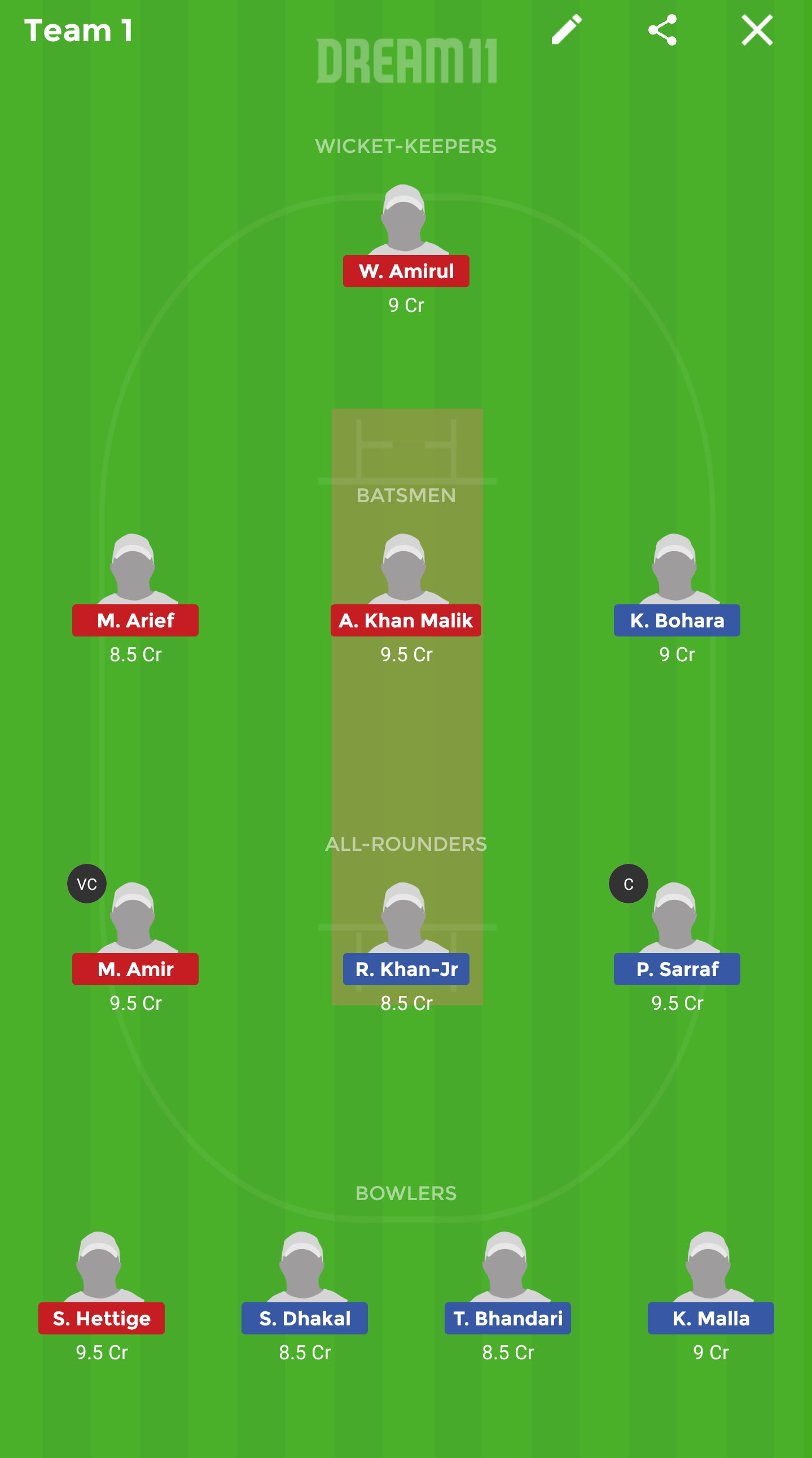 NP-Y vs ML-Y Dream11