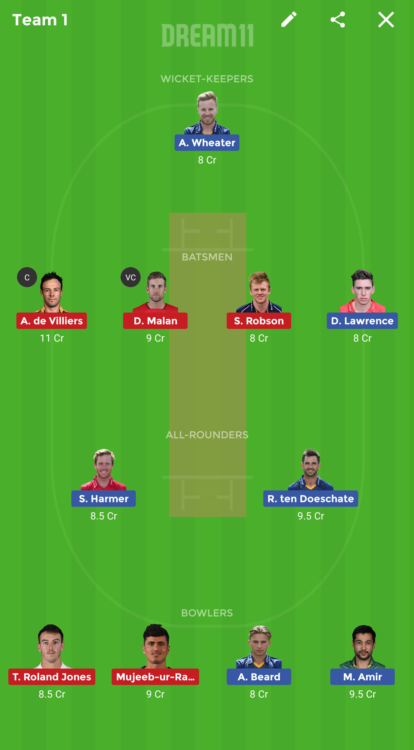 ESS vs MID Dream11