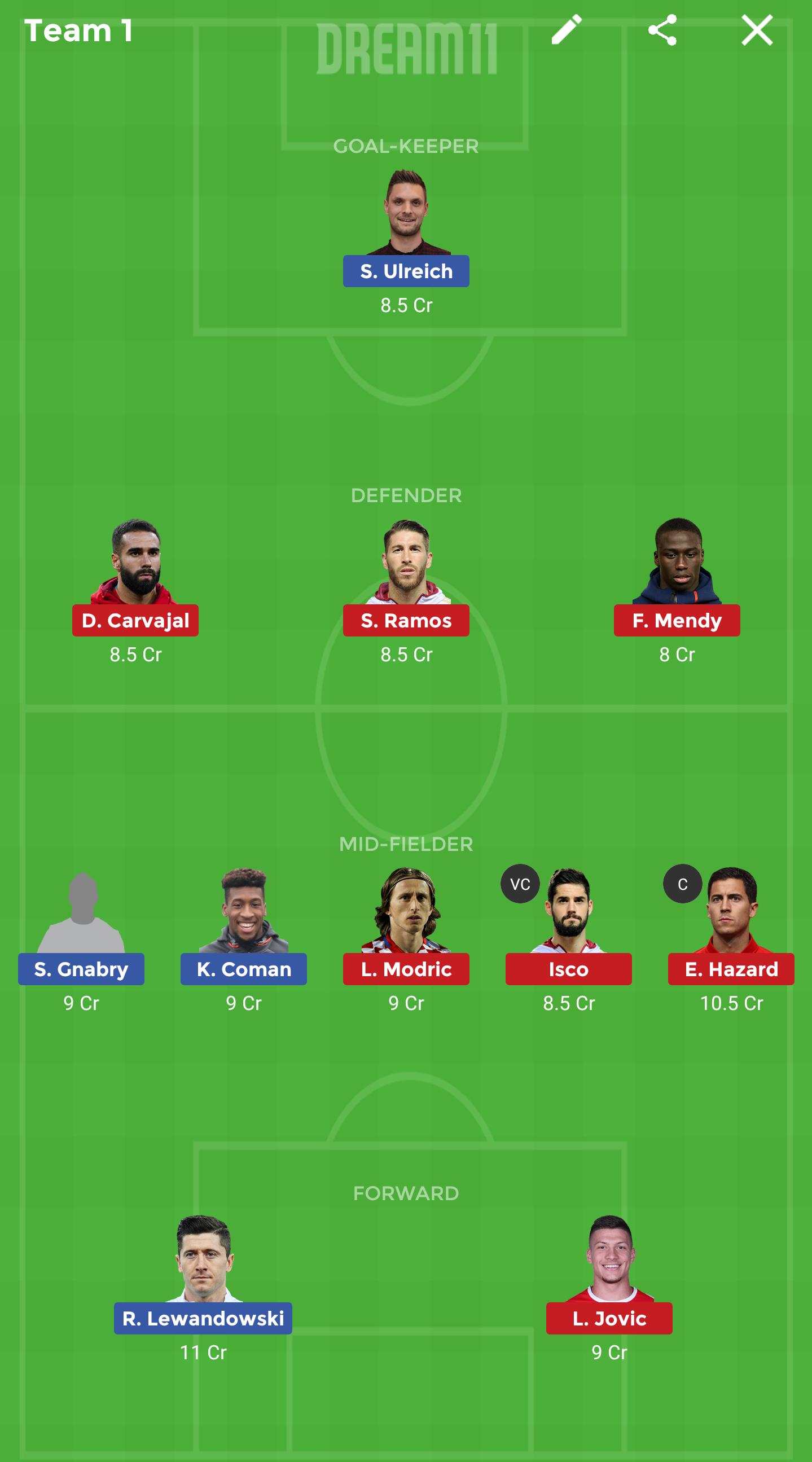 BAY vs RM Dream11