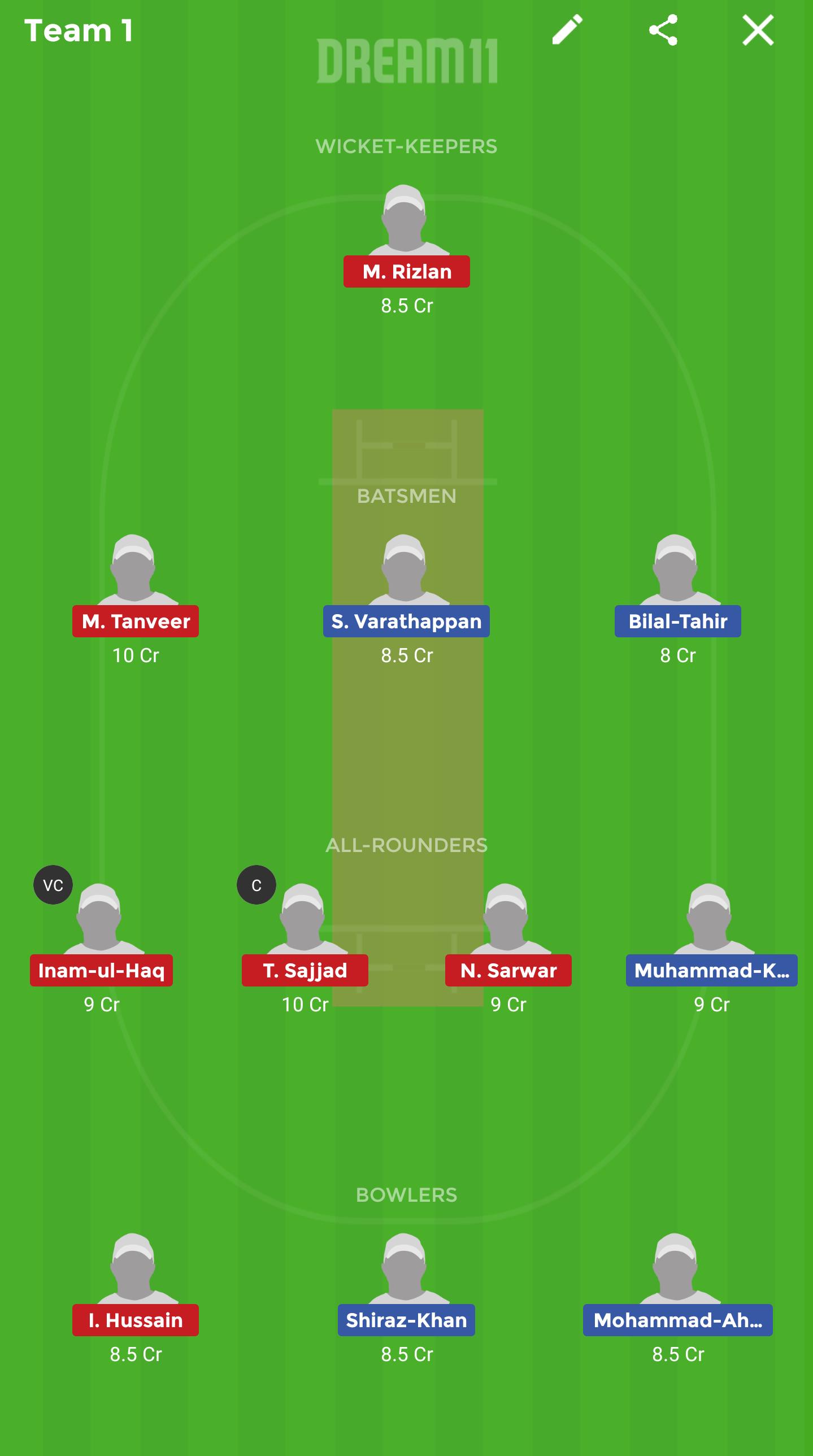 KUW vs QAT Dream11