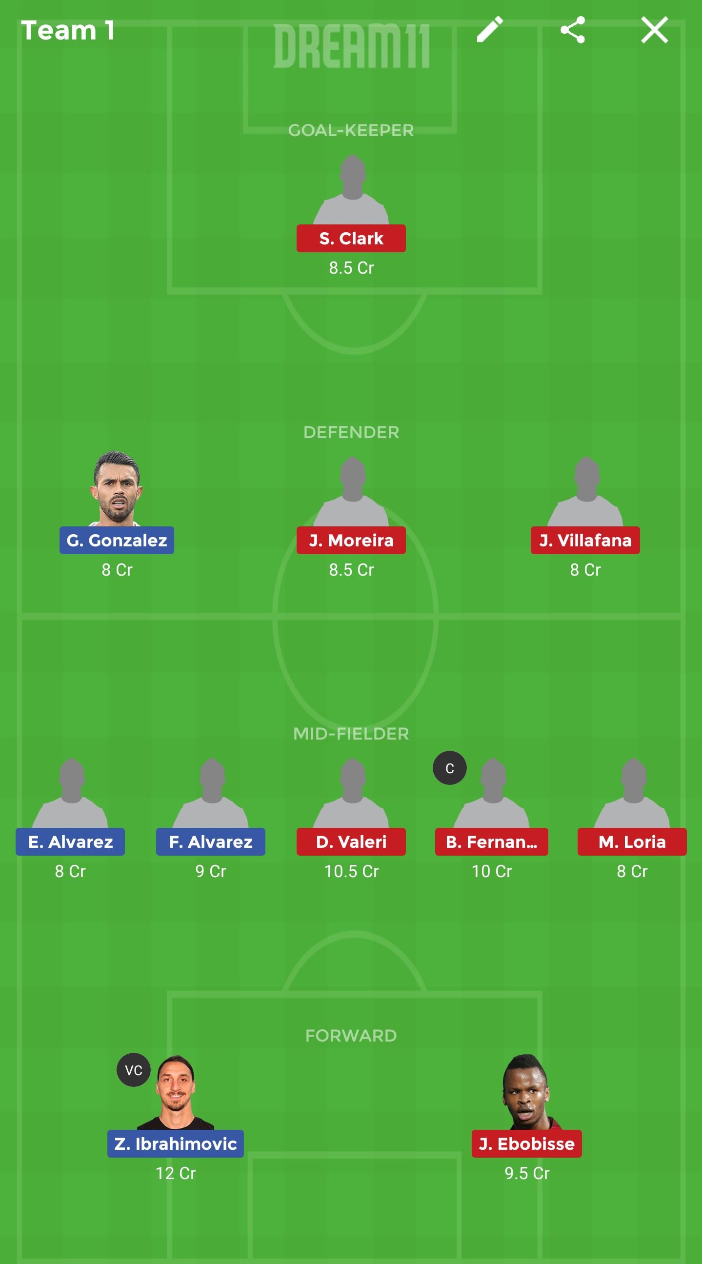 LAG vs PT Dream11