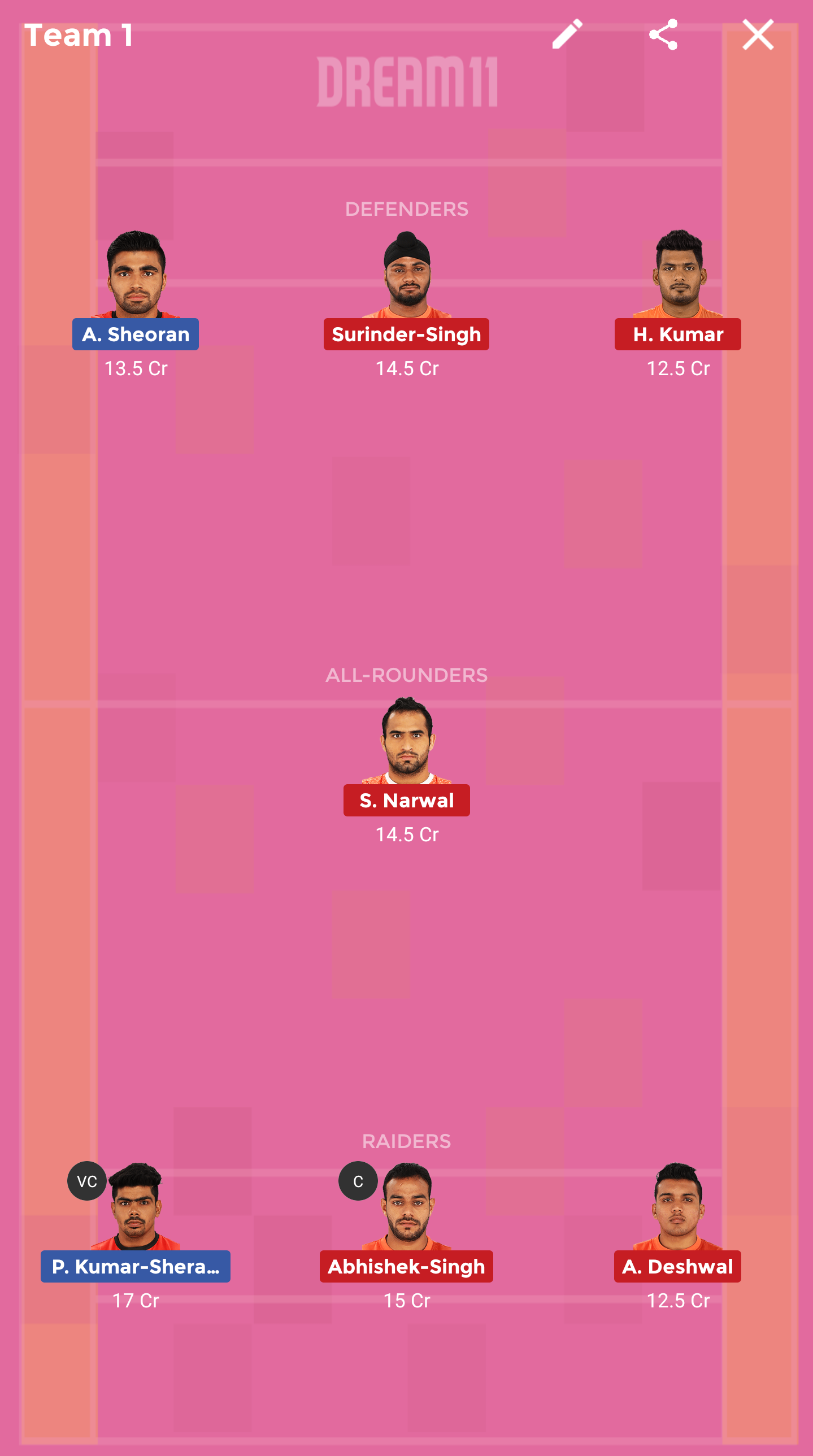 BLR vs MUM Dream11