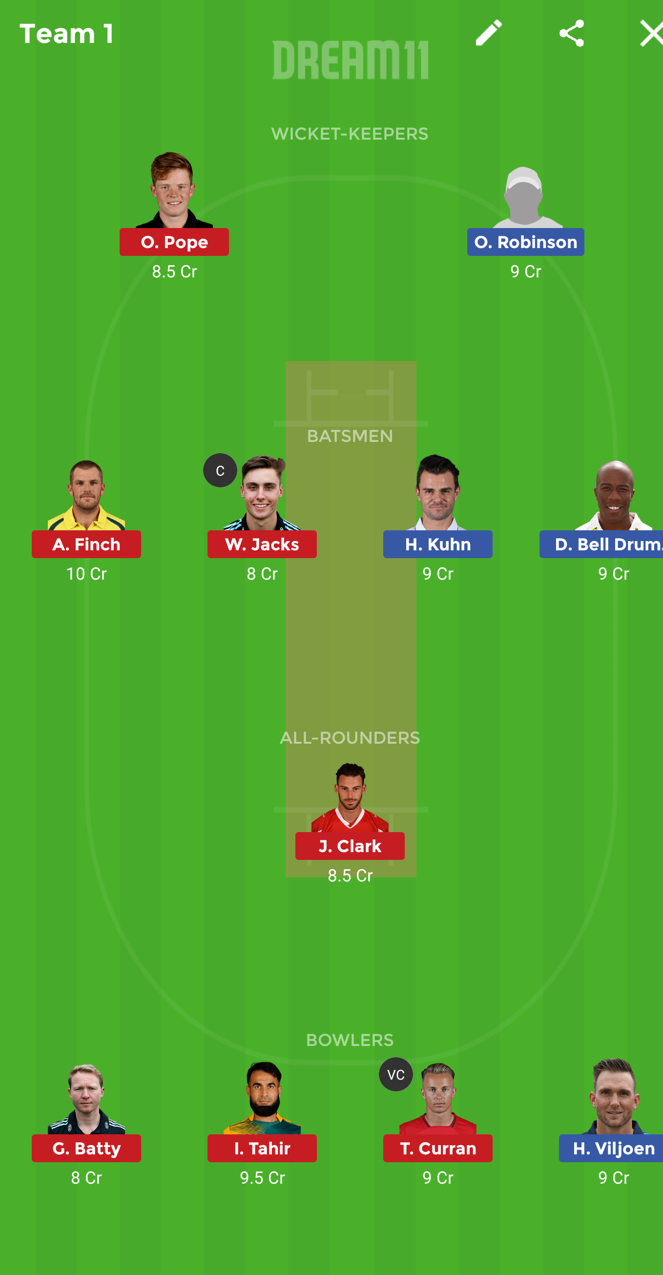KET vs SUR Dream11 Team Prediction: Kent vs Surrey Vitality Blast Dream 11 Team Picks And Probable Playing 11