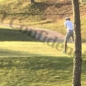 Gareth Bale was seen playing golf while Real Madrid were losing to Tottenham