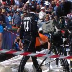 WATCH: Ball gets lost after Jason Roy's pull lands at boundary cushions; Mitchell Santner and Tom Latham involve in search process