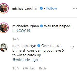Michael Vaughan trolls Australian Cricket team after they walked barefoot prior to 2019 World Cup semi-final vs England