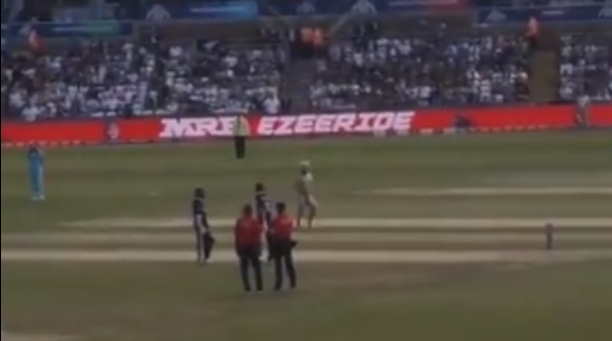 Watch: A streaker runs on to the field to interrupt Newzealand Vs England clash