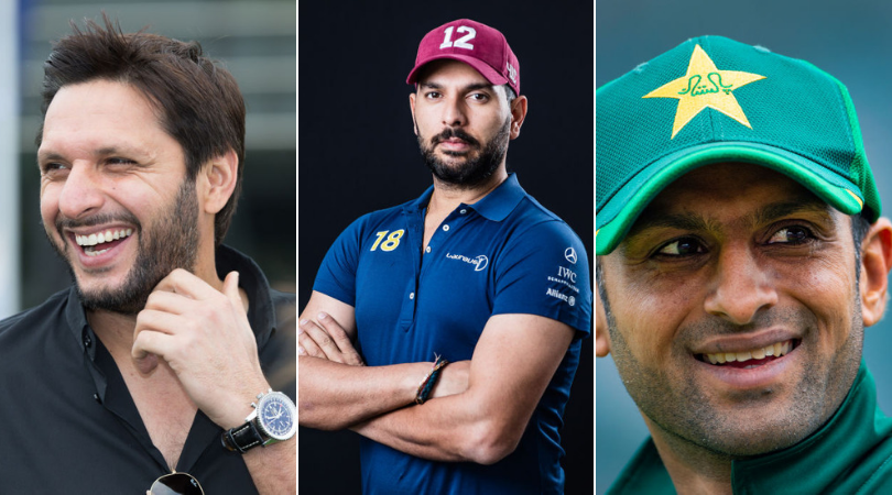 Shahid Afridi and Shoaib Malik praise Yuvraj Singh regarding YOUWECAN post charity dinner during GLT20 2019