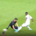 Watch Liverpool Goal Keeper Alisson fumble terribly to concede a penalty against Lyon