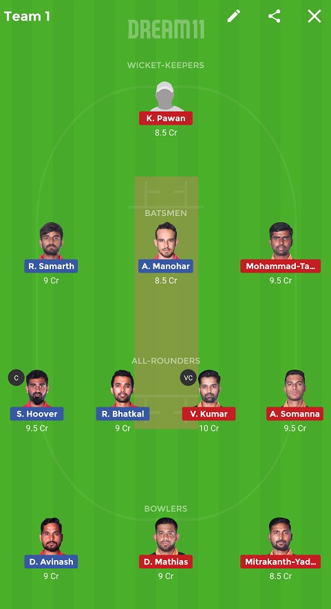 BP vs HT Dream11